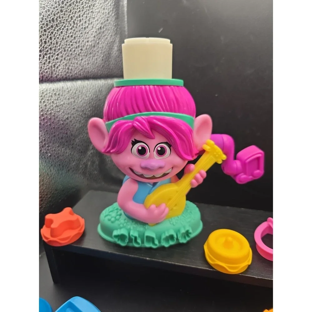 Playdoh Trolls Poppy Hair Growing mauve‎ color With Accessories